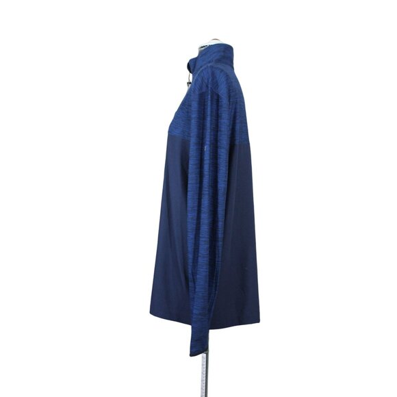 GapFit men's mock neck half zip stretch knit performance long sleeve pullover XL - Picture 2 of 10